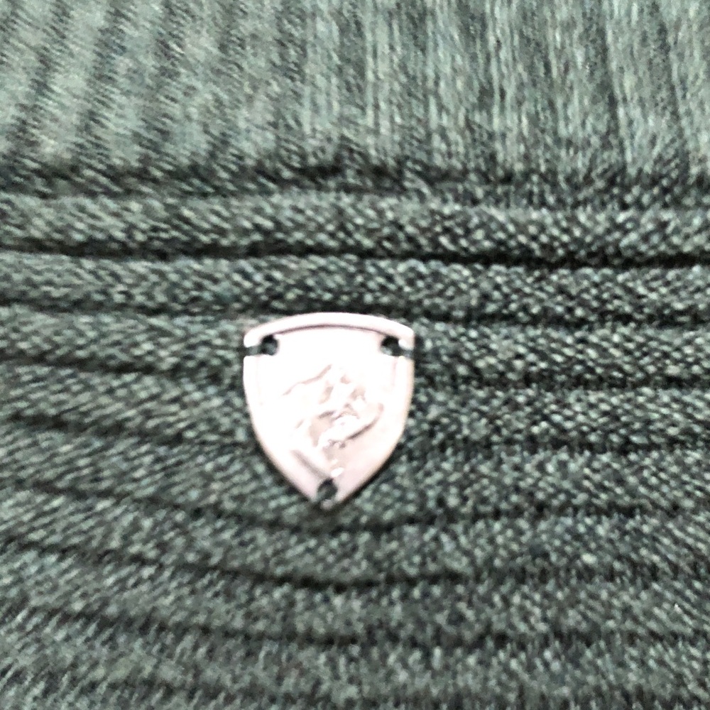 SOLD Kuhl Solace Sweater Size Large Dark Green Ribbed Turtleneck Pullover - Picture 7 of 14